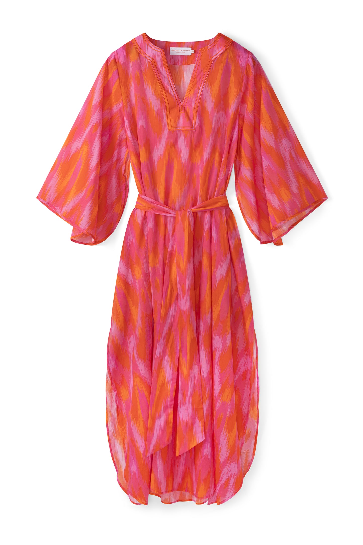 Anastasia Kaftan - Neon pink ikat