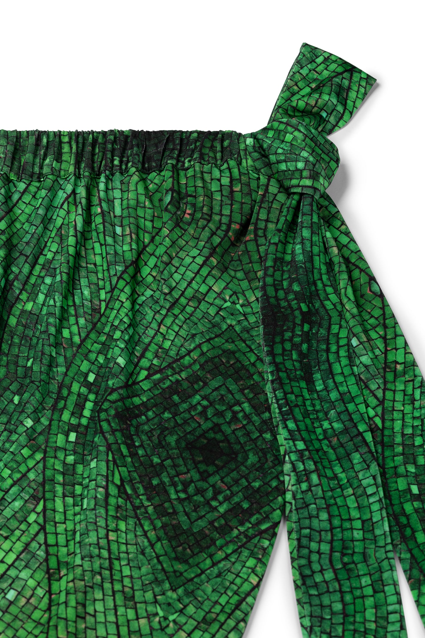 Ella dress - Green tile