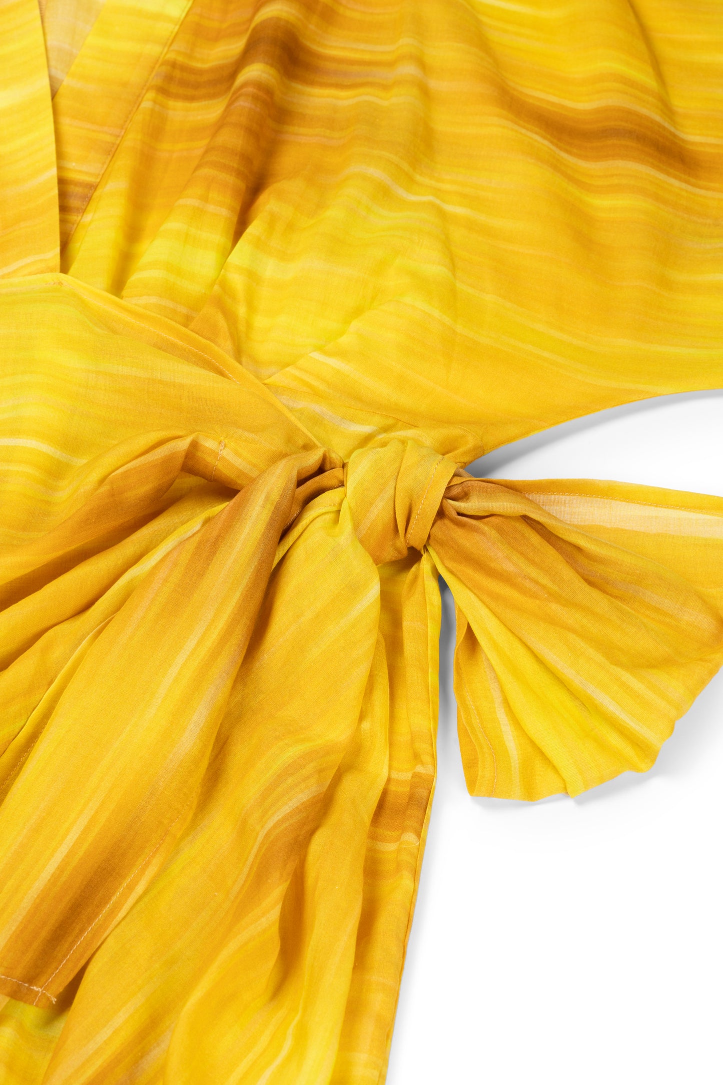 Suzy wrap dress - Yellow aquarelle