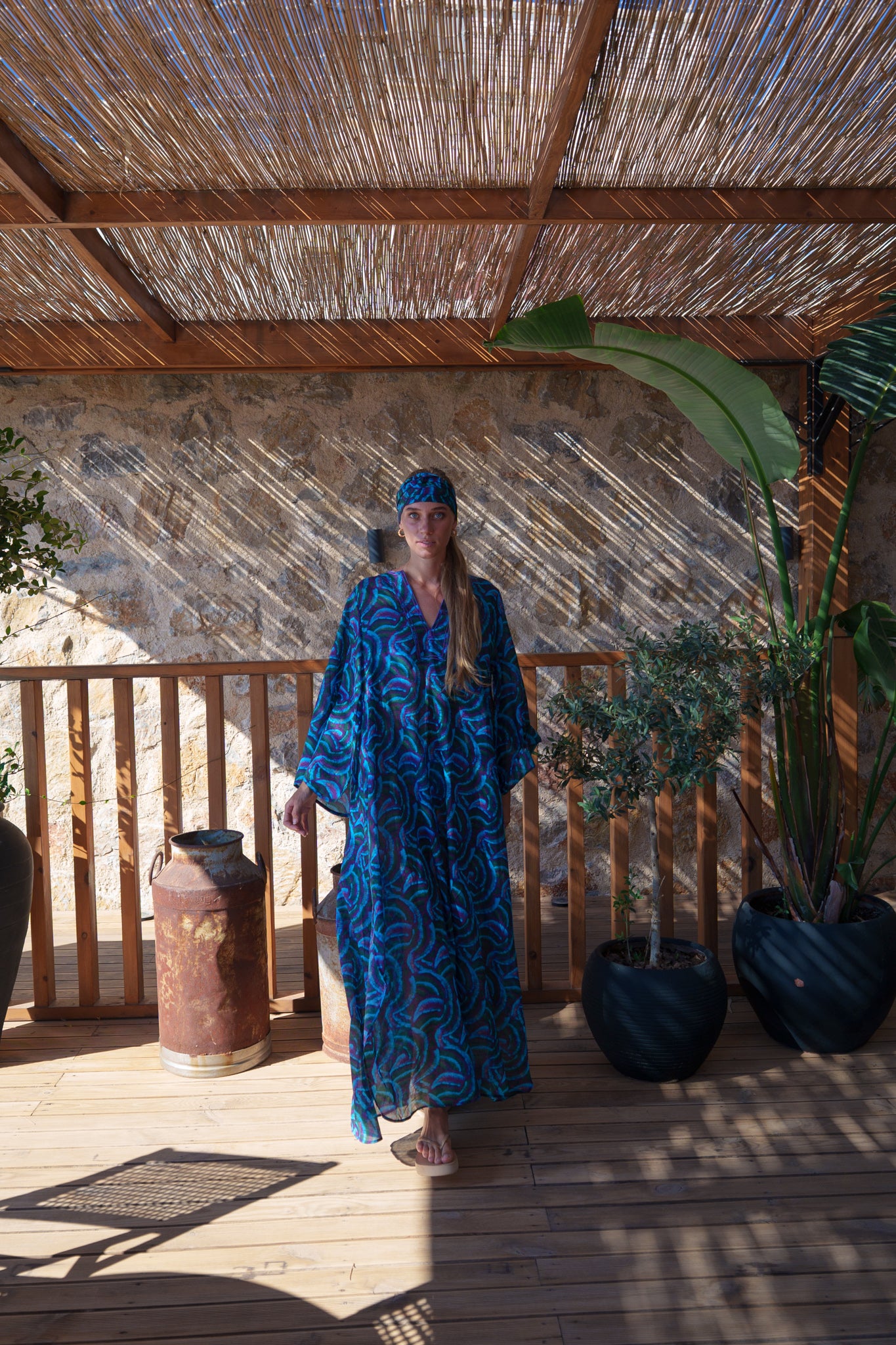 Anastasia Kaftan - Purple blue green aquarelle