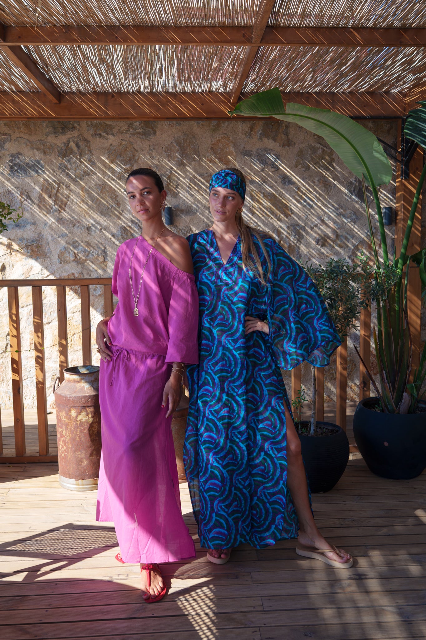 Anastasia Kaftan - Purple blue green aquarelle