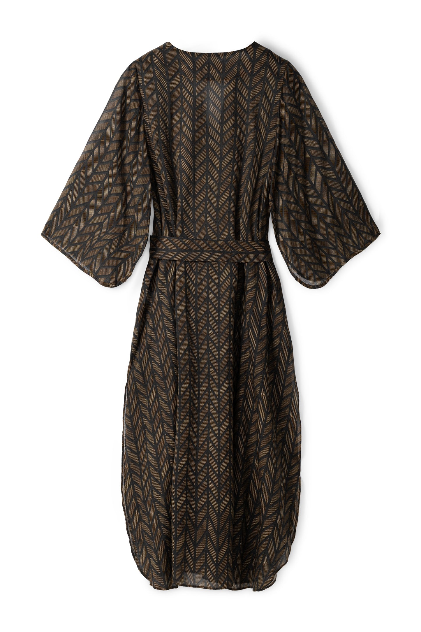 Anastasia kaftan - Black gold arrow