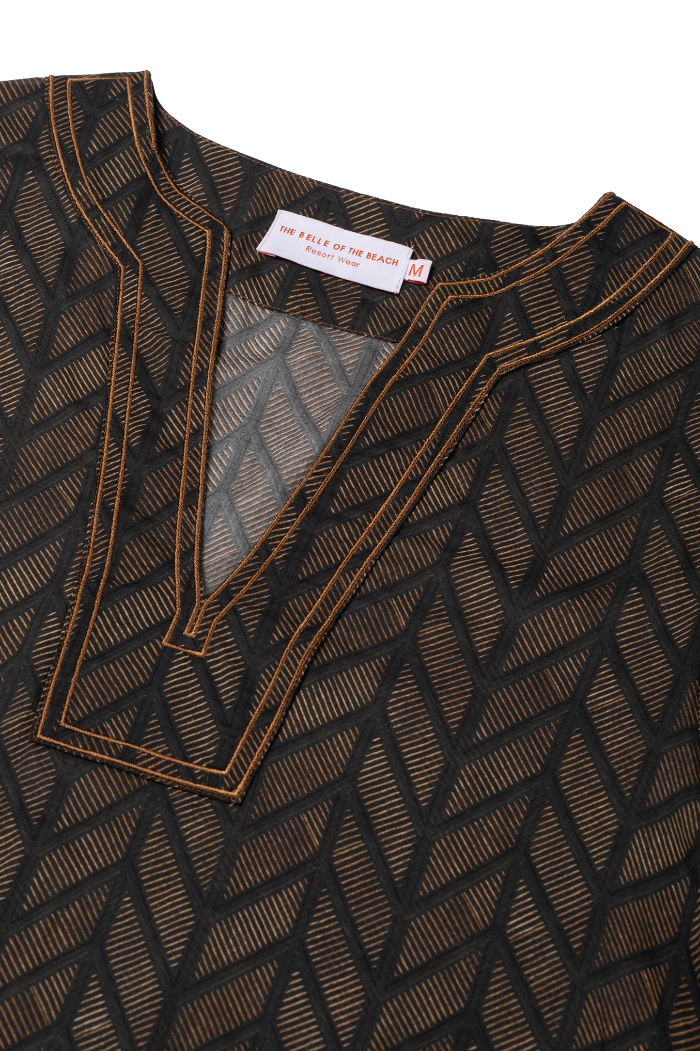 Anastasia kaftan - Black gold arrow