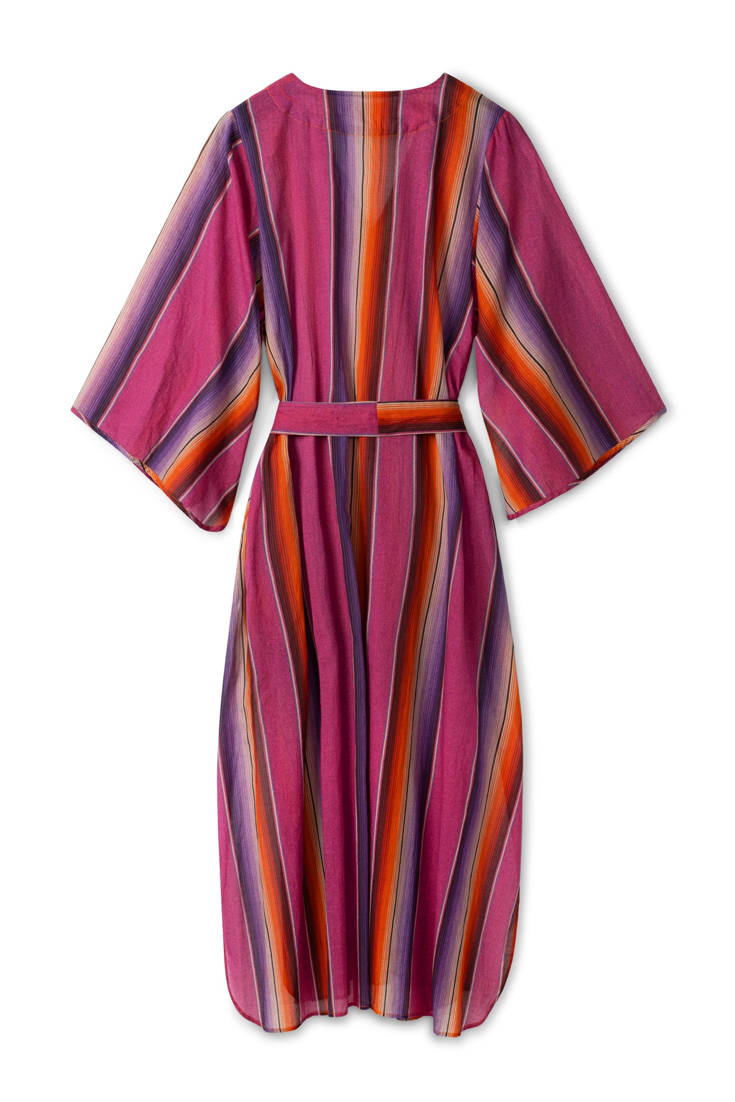 Anastasia Kaftan - Fuchsia orange stripe