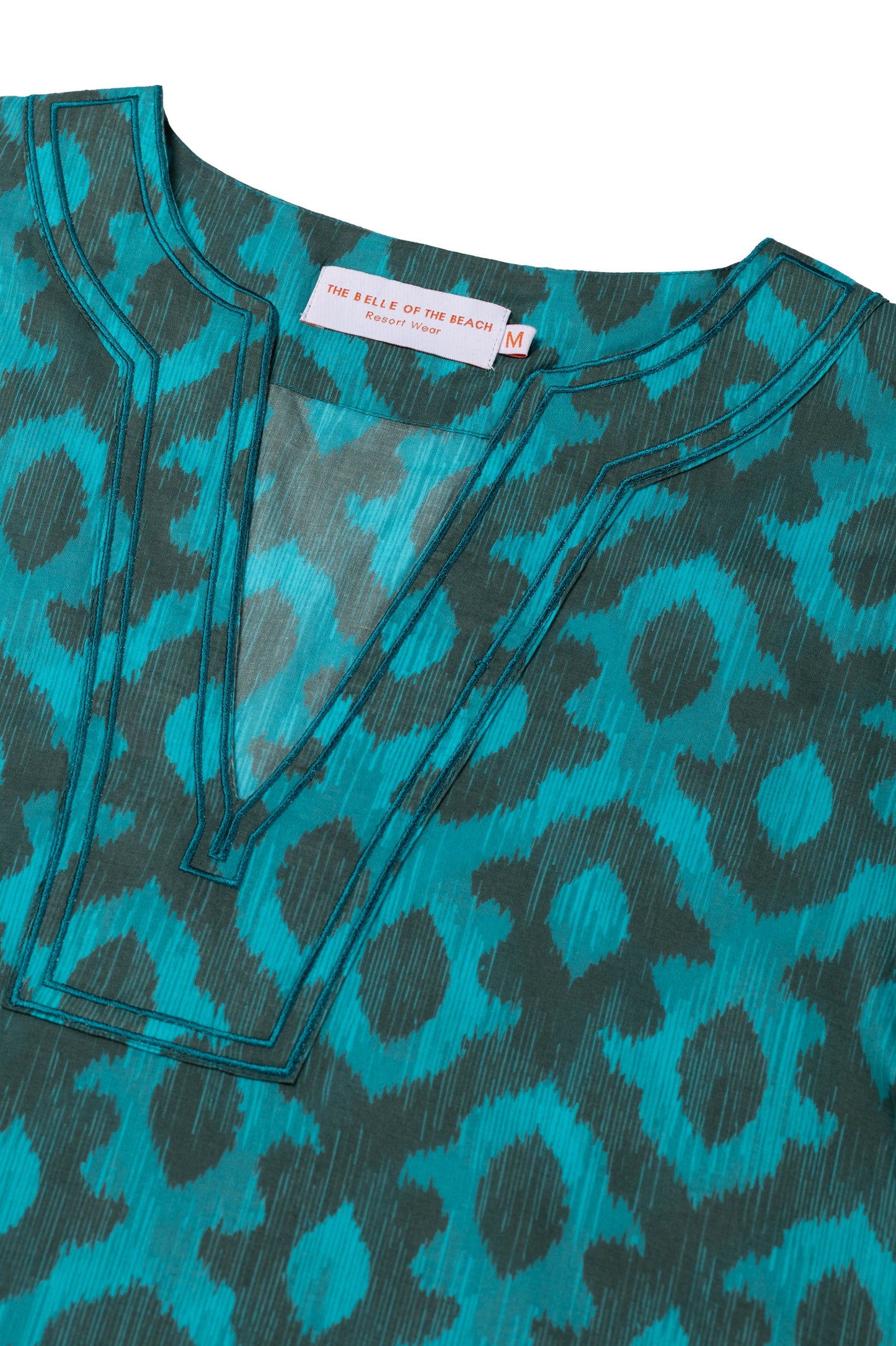 Anastasia Kaftan - Green turquoise ikat