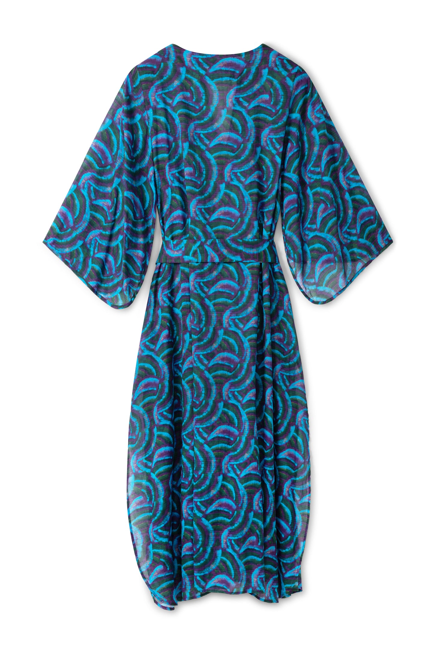 Anastasia Kaftan - Purple blue green aquarelle