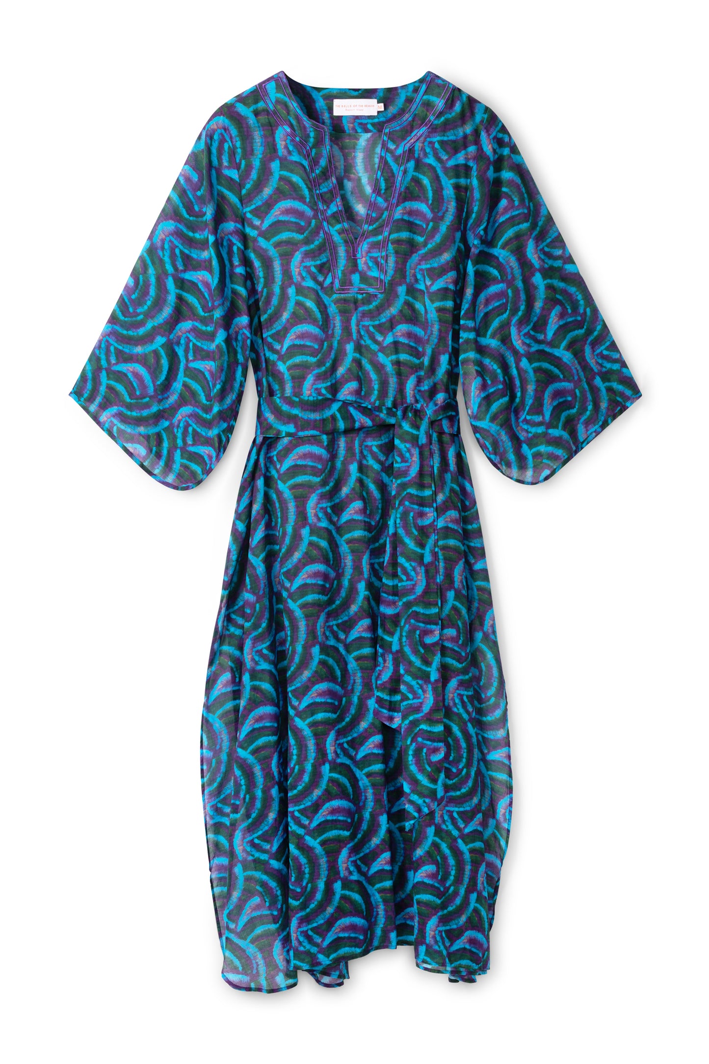 Anastasia Kaftan - Purple blue green aquarelle