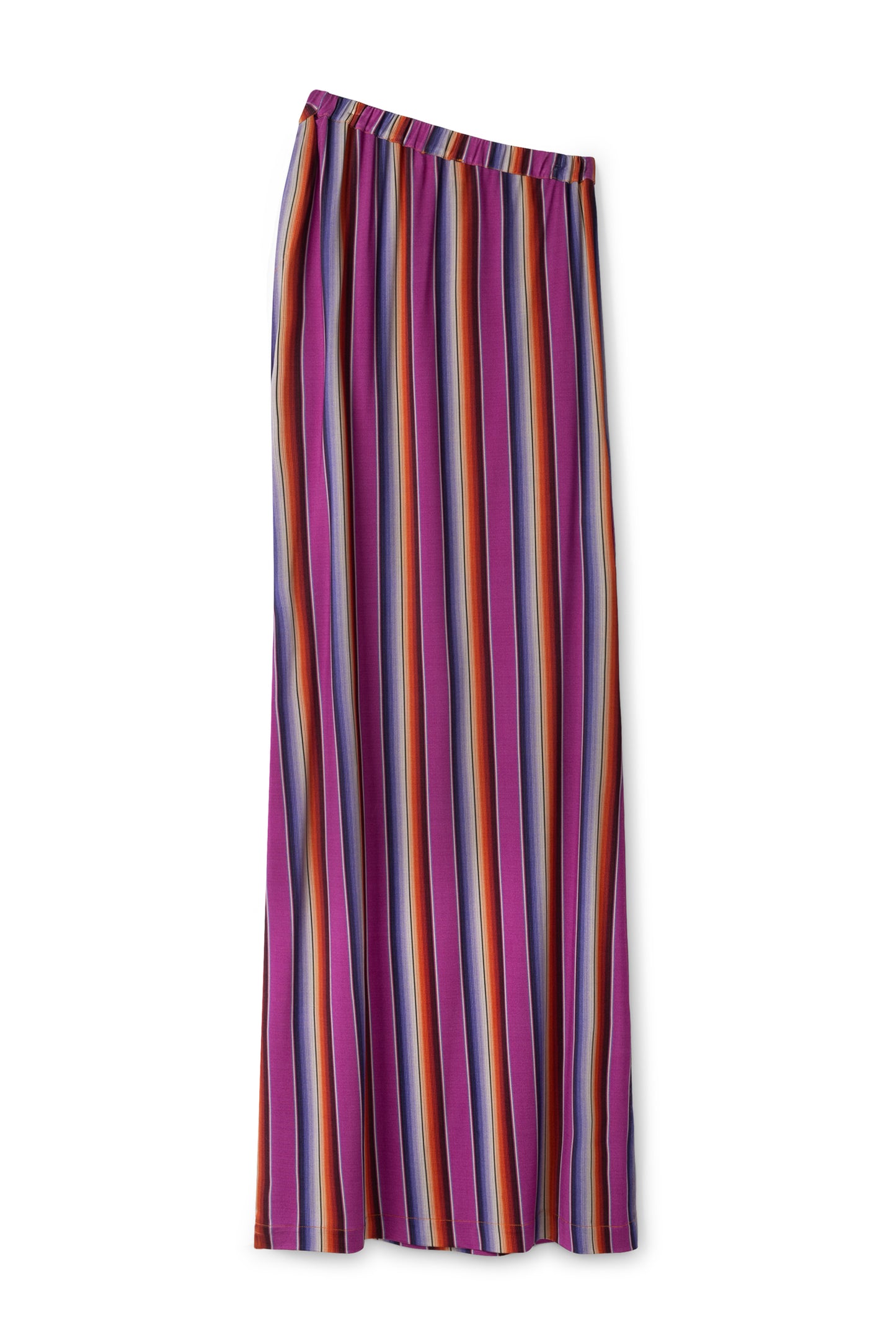 Ella dress - Fuchsia orange stripe