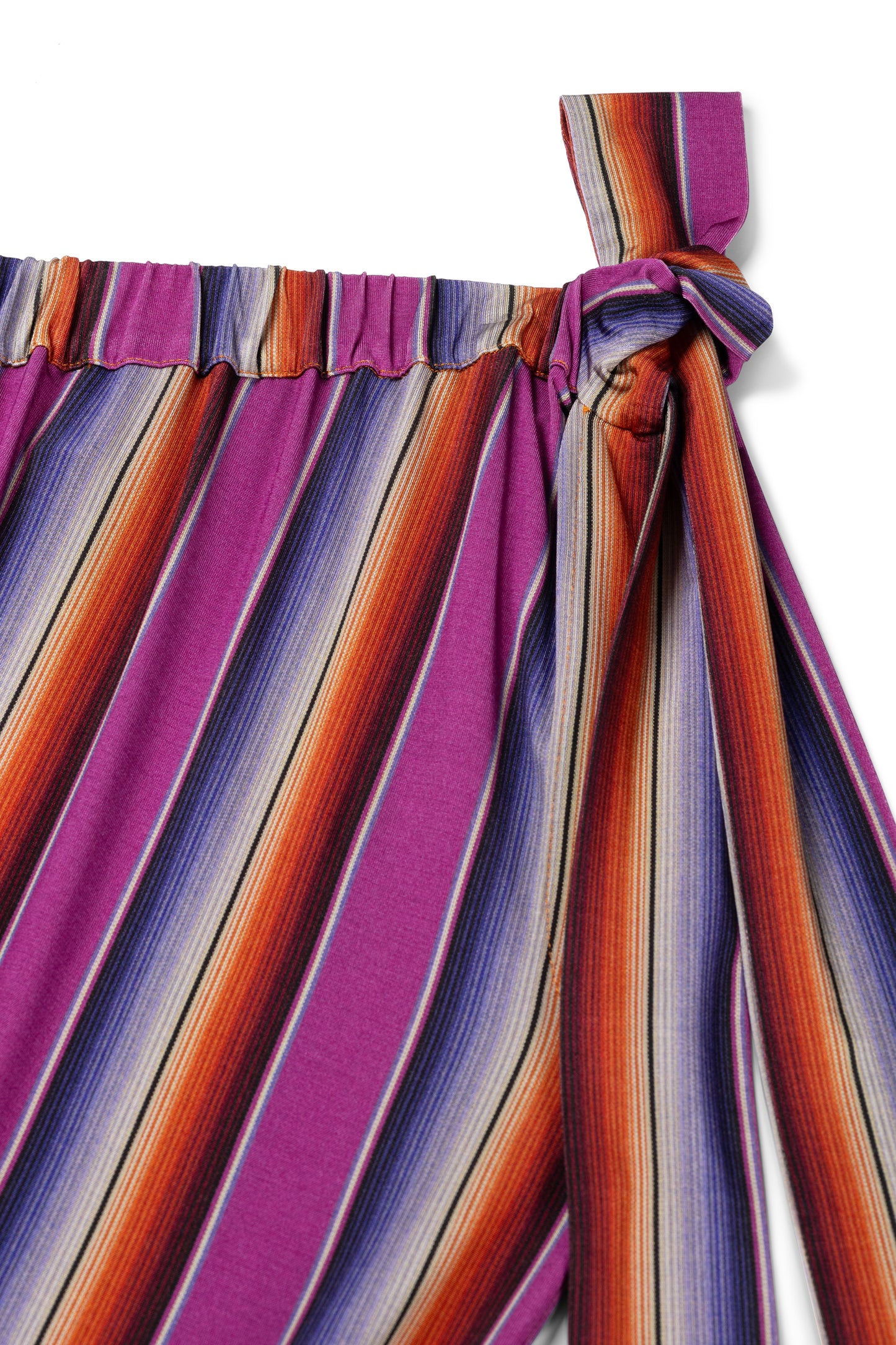 Ella dress - Fuchsia orange stripe