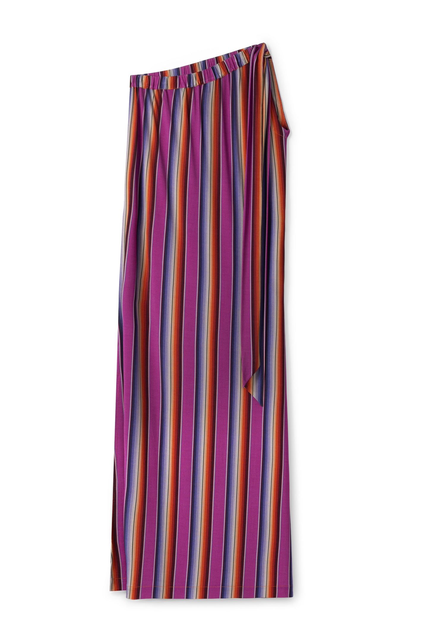 Ella dress - Fuchsia orange stripe