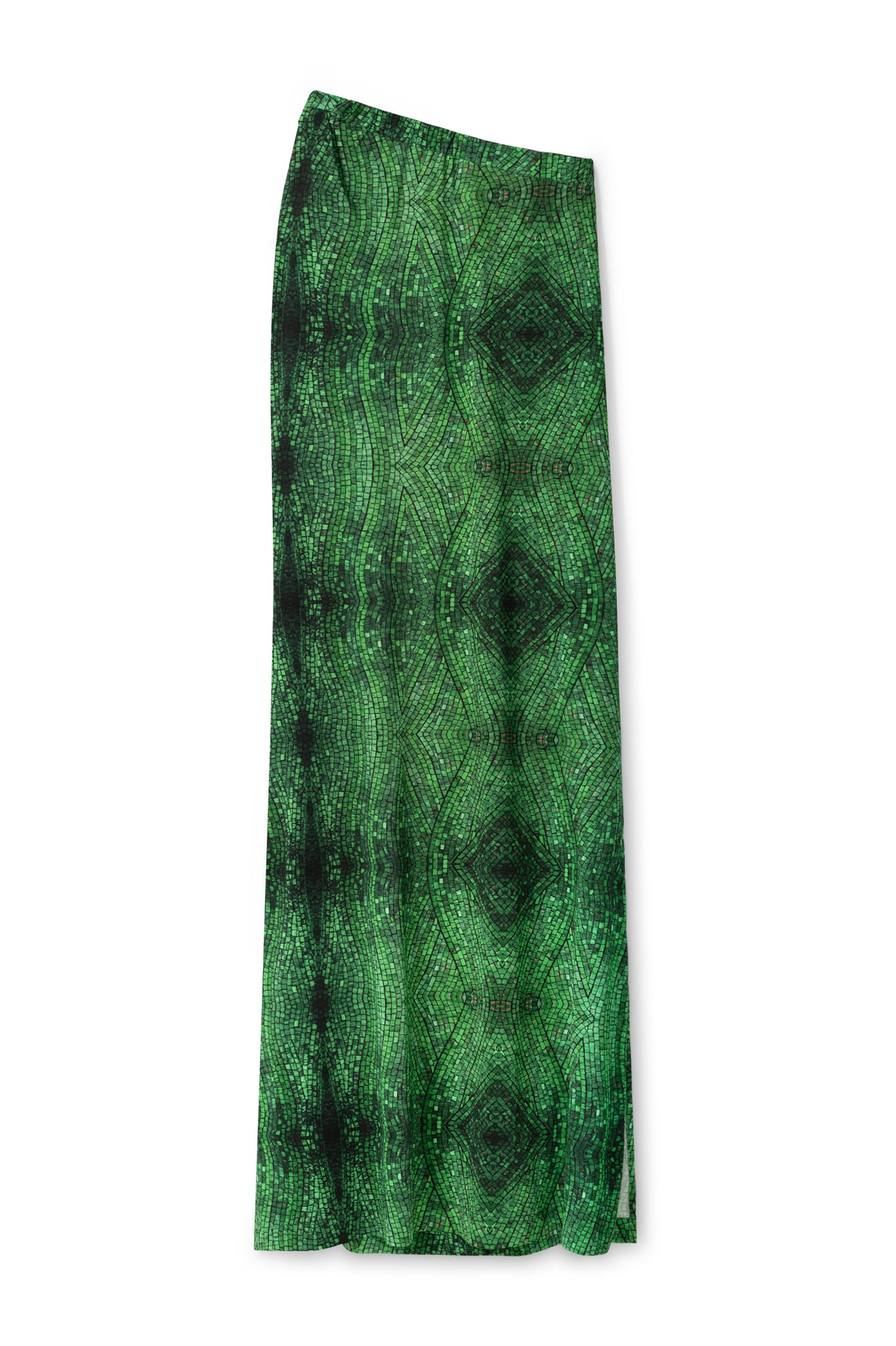 Ella dress - Green tile