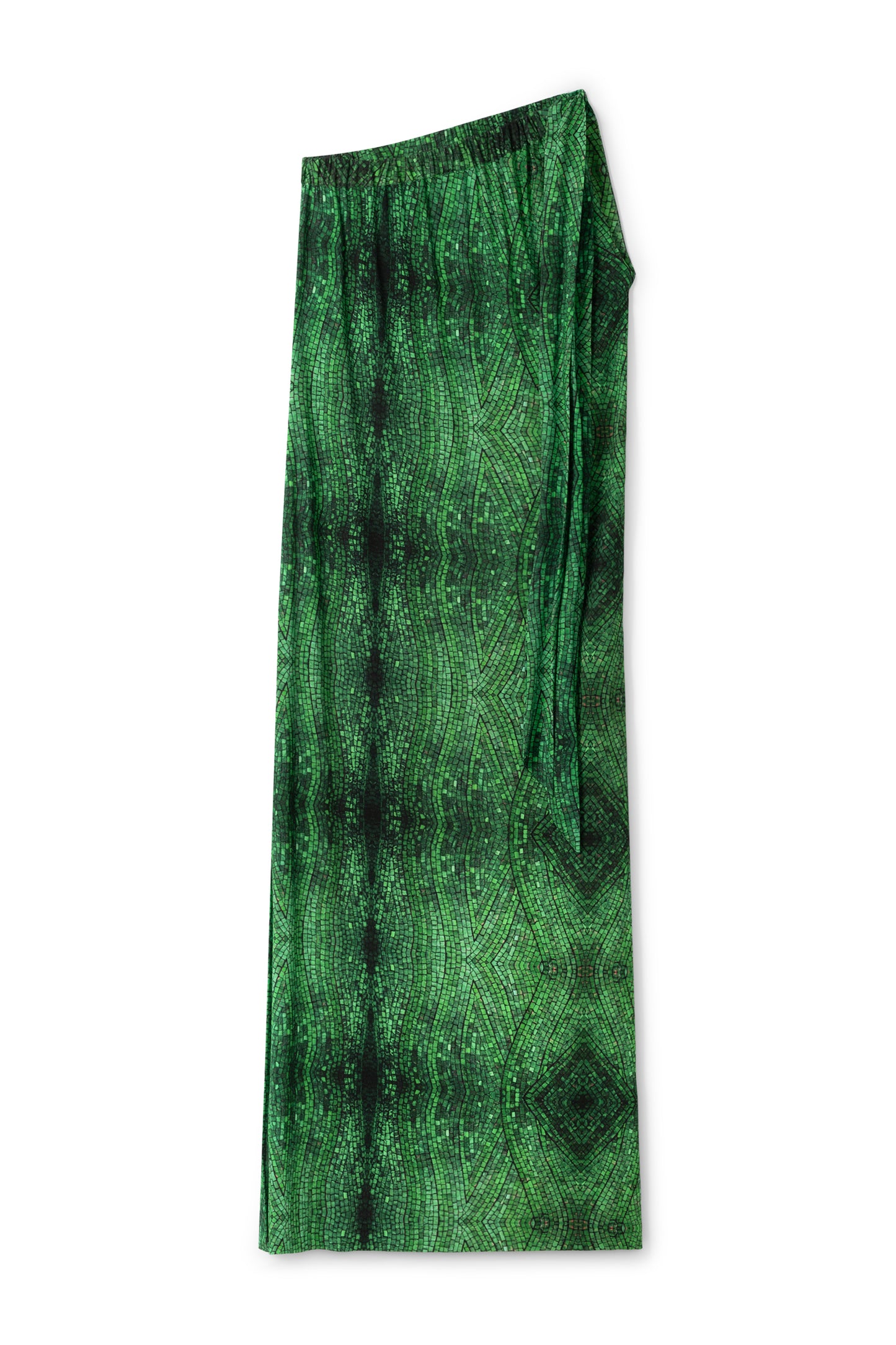 Ella dress - Green tile