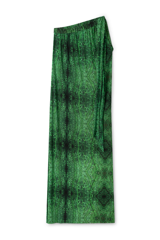 Ella dress - Green tile