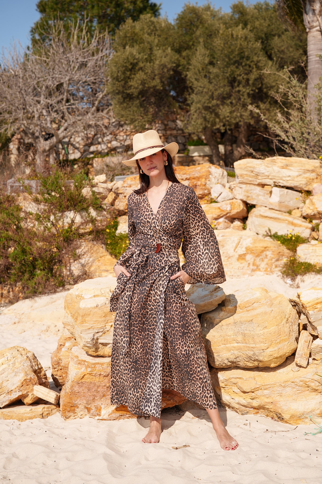 Josephine dress - Leopard