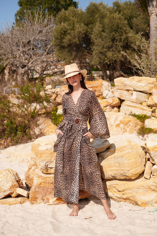 Josephine dress - Leopard