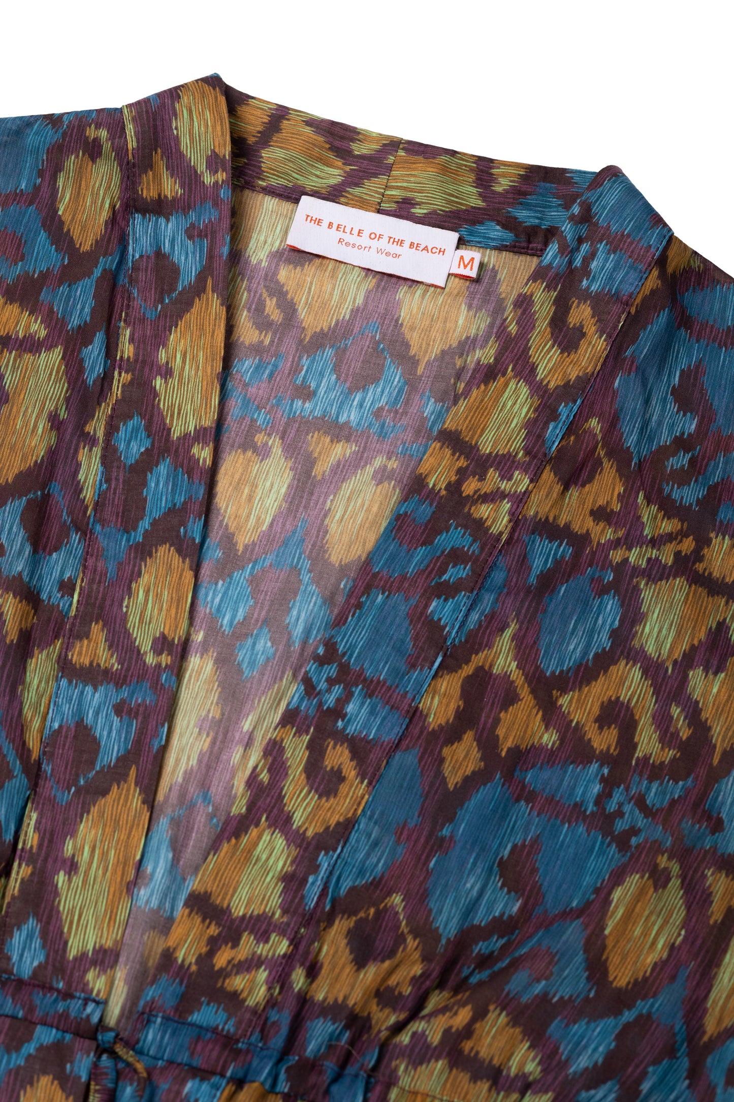 Mila kaftan - Purple blue yellow ikat