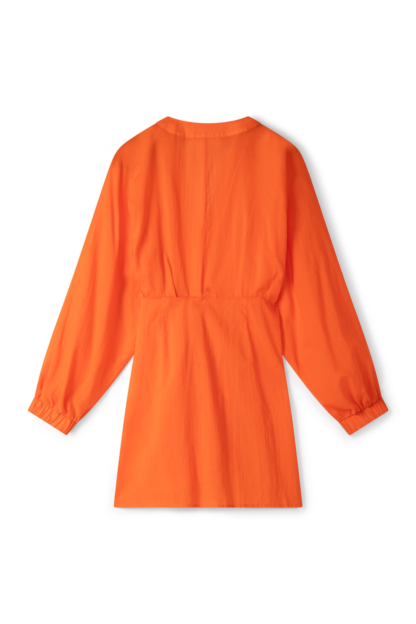 Suzy wrap dress - plain orange